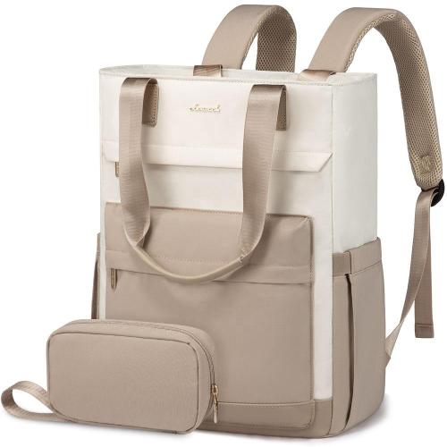 LOVEVOOK large capacity Waterproof Convertible Teacher Nurse tote Bag with Purse 15.6in work office travel laptop backpacks