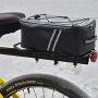 Large Capacity Touchable Cycling Accessories Bicycle Basket Bag Bike Water Resistant Rack Bag with Rain Cover