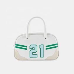 New Arrival Ladies Gym Bag High Quality Pu Leather Custom Logo Women's Sport Bag Trendy Fashion Bowling Bags