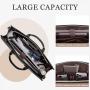 LOVEVOOK New OEM ODM fashion canvas laptop tote handbag briefcase for work large quality Leather laptop office bags for women