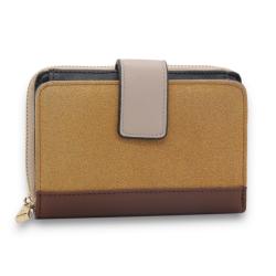 Long Clutch Zipper Lady Purses with Multi Coins Slots Leather Woman Bag Wallet