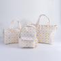 Factory Custom Colorful Checkered Waterproof Nylon Shoulder Tote Girls Shopping Work Travel Custom Tote Bag Women's Tote Bags