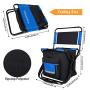 Custom Outdoor Portable Collapsible Comfortable Leisure Beach Camping Fishing Stool Insulated Cooler Bag with Chair