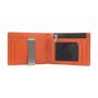 Ultra thin PU leather bifold wallet money clip rfid wallet mens slim wallet with money clip
