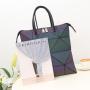 LOVEVOOK Women Handbags Luxury Shoulder Bag Designer 2020 Foldable Totes Luminous Bag with Top-handle Large Capacity Geometric