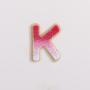 Manufacturer Wholesale Gradient Color Glitter Chenille Alphabet Letter Patches Adhesive Stick On Bags Custom Designer Patches