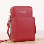 New phone bag for Women Large Capacity Multi-Functional Solid Color Simple Shoulder Bag Touch Screen  Mobile Phone bag