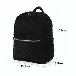 Soft fluffy bags School Backpack Bags Children Cute Sherpa Fabric Bookbags Unisex Plush Back pack Boys Girls Teddy School Bags