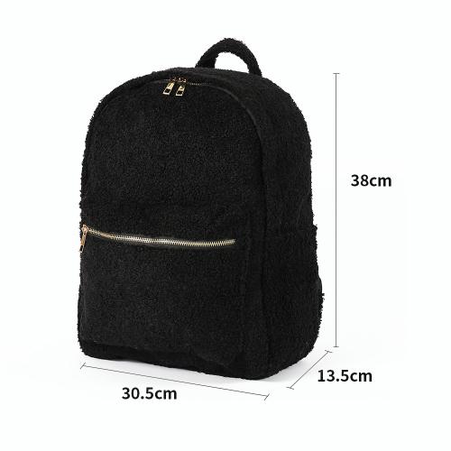 Soft fluffy bags School Backpack Bags Children Cute Sherpa Fabric Bookbags Unisex Plush Back pack Boys Girls Teddy School Bags