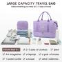 LOVEVOOK Labor and Delivery Hospital Bags Carry on Overnight Bag with Toiletry Purse Shoe Compartment Luggage Travel Duffel Bag