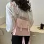 ZR651 New Women Bag Backpack Fashion Good Girl PU Leather Waterproof Schoolbag Female Flip Cover Versatile Travel Crossbody Bag