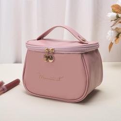 HR389 New PU Cosmetic Storage Bag Multifunctional Portable Handheld Bag Fashion Travel Organizing Portable Advanced Wash Bag