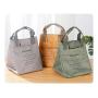 KBW555 Customised Lunch Bag Eco-friendly  Kraft Paper Outdoor Camping with Lunch Picnic Handbag Insulation Cooler Bag Waterproof