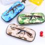 HR204 Camouflage Gun Styled Pen Bag Multilayer EVA Stationery Box Boys' Pen Storage Bag Elementary School Stationery Pencil Box