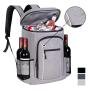 Custom Premium Reusable Leak Proof Large Picnic Camping Hiking Beach PEVA Golf Wine Beer Insulated Cooler Backpack