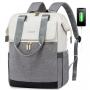 LOVEVOOK Design Convertible College Tote Daypack Work Waterproof Smart bookbag With USB Travel School Laptop Backpack for women