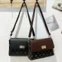 New Design Women's Single Shoulder Shoulder Bag Small Square Bag 2023 Korean Fashion Pu Leather Women's Crossbody Bag