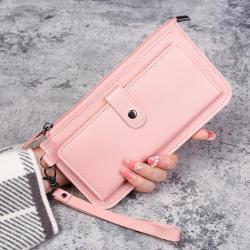 Factory price new ladies wallet women's waterproof wallets tassel pendant lychee grain money clip card coin purse wholesale