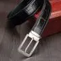 High Quality Mens Belt Pin Buckle Belt Cinturones Hombre Genuine Leather Crocodile Belts For Men