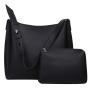 2024 Spring New Soft Leather One Shoulder Large Capacity 2-Piece Handbag for Women