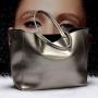 Custom New Fashion Wholesale Split Cowhide Leather Promotional Female Ladies Women's Tote Bags Handbags Personalised  With Logo