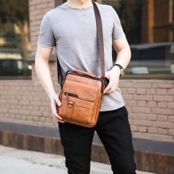 New men's vertical business and leisure men's bag