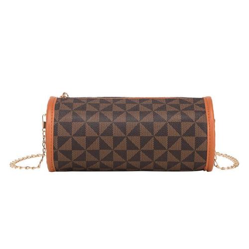 2024 Trendy Printed Women's Portable Cylinder Crossbody Bag Fashionable Wholesale Ladies Bag by Manufacturer