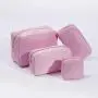 Wholesale Custom Logo Portable Durable Waterproof Nylon Zipper Cosmetic Toiletry Pouch Makeup Organizer Bag Small Cosmetic Bags