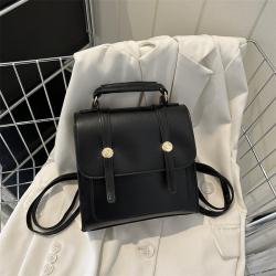 Simple shoulder backpack for women, college style bag, women's bag, new fashion and leisure shoulder and handbag