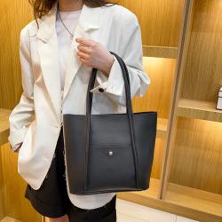 New Versatile Handbags Fashion Personalized Ladies PU Leather Tote Bag Large Capacity Shoulder Strap Tote Bag Women