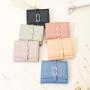 ZWY270 Wholesale Fashion PU Leather Short Ladies Wallet Waterproof Folding Money Clip Daily Shopping Student Compact Card Case