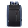 ZF074 New Shoulder Bag Simple USB Charging Business 15.6 Inch Computer Backpack Male Waterproof Wear-resistant Student Schoolbag