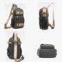 ZF136 Men Crossbody Bag Business Trend Cycling Hiking Travel Bag Fashion Shoulder Bag Oxford Cloth Waterproof Wear-resistant