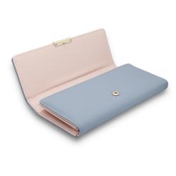Cheap Fashion Korean Style Tri-fold Long PU women's small  Leather Coins Holder Wallet