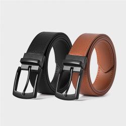 Custom Logo Designer Leather Belt Classic Men Belt Alloy Pin Buckle Belt For Men