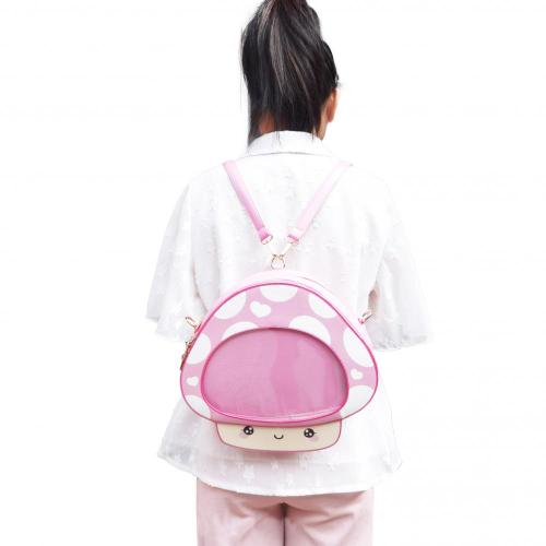 Bag Manufacturer Custom Ita Bag With Printing Insert Custom Private Cartoon mushroom Ita Backpack
