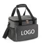 Custom Logo Reusable Lunch Box Office Work School Picnic Insulated Freezable Lunch Cooler Bag For Men Women