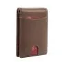Minimalist Front Pocket Bifold Leather with ID Window Slim Large Capacity RFID Blocking Men's Wallet