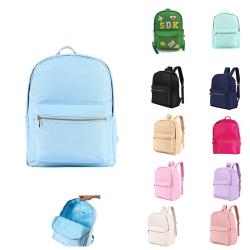US Warehouse Direct Ship Waterproof Nylon School Pack Boys Girls Durable Blue Pink Students Teenager Backpack Kids School Bags
