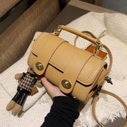 Pure Embroidered Bolsas Para Mujer Pure Square Bolsos-Para-Mujeres- High Quality Accessorized Leather Crossbody Bags For Women