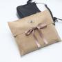 Custom Logo Printed Velvet Envelope Jewelry Gift Packaging Bag Brown Soft Envelope Velvet Dust Promotion Bag