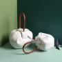 Fashionable design handbag retro dumpling bag cloud genuine leather women's bag