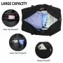 Realer Custom Fashion Women PU Duffel Canvas Bag with Shoe Compartment Toiletry Flight Approved Luggage Duffle Travel Bags