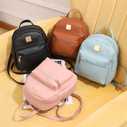 2022 Solid Backpack Cheap Women Bags Multifunctional Student Backpack Bag Ladies Large Capacity High-End Wholesale Women Handbag