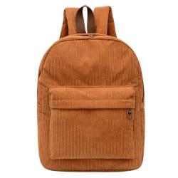 KBW582 Wholesale New Corduroy Shoulder Travel Laptop Computer Bag Unisex High Quality Fashion Student Backpacks Custom Logo