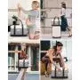 LOVEVOOK New Arrival Travel Duffle Bag with 3 Packing Cubes Men Women Waterproof Weekender Gym Duffle Bag With Shoe Compartment