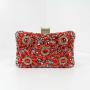 New arrival party bags with double-sided colorful bridal clutch purse ladies evening bag chain women clutch bag handbag