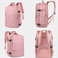 ZF185 Travel Shoulder Bag Large Capacity Men and Women Business Casual Backpack Oxford Multi-compartment Schoolbag Laptop Bag