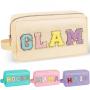 Factory Custom Leather nylon Travel Case Makeup Bag Women's Cosmetic bag