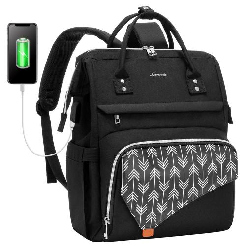 LOVEVOOK wholesale custom logo OEM 15.6 laptop bags Work travel School purses Teacher Nurse Backpacks Laptop Backpack for Women